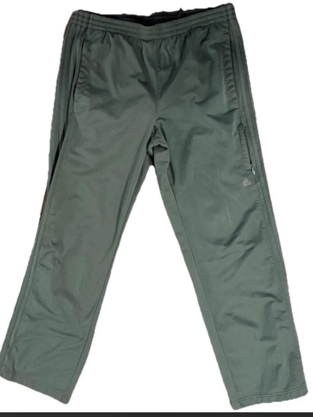 adidas Gray Men's Track Pants with Zipper Pockets Tricot XL RN# 88387 CA# 40312